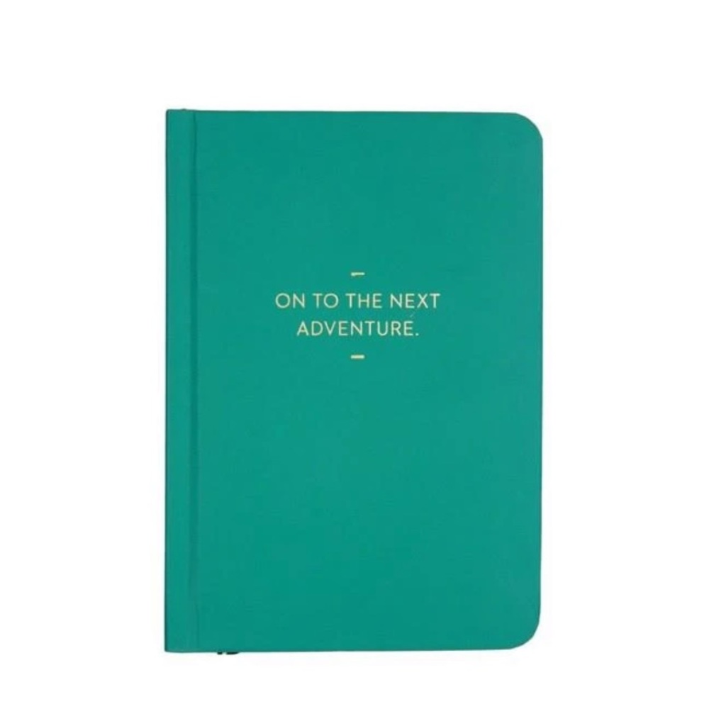 On To the Next Adventure Motto Journal